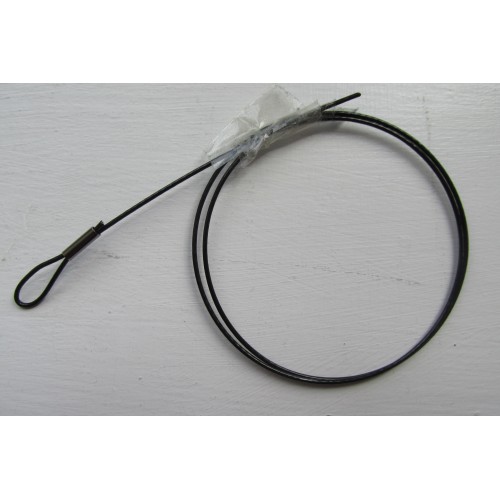 Black nylon coated 90lb wire