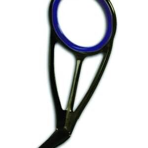 Double Black Chrome Blue TiO Rod Ring