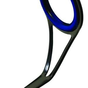 Double Black Chrome Plating With PVD Blue TiO Coated Zirconium Ring