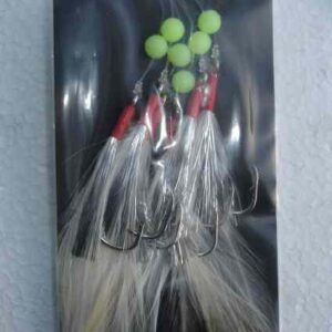 White Cod Feathers - 6 Hook