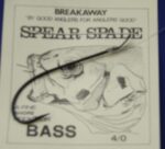 Breakaway Spear-Spade Sea Hooks Pkt 10