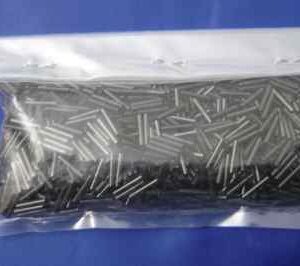 Black Copper crimps (1000)