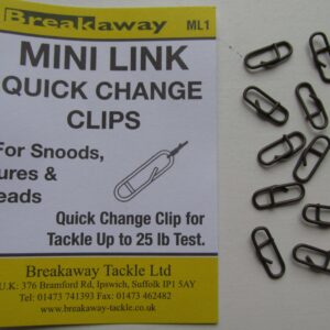 "Breakaway Mini Links for sea fishing tackle rigs and leads"