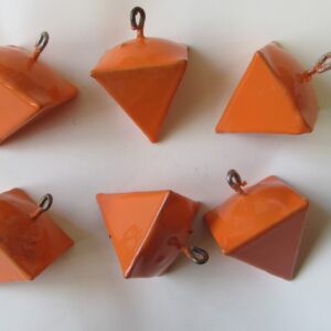 Pyramid wedge Leads 170grm Orange