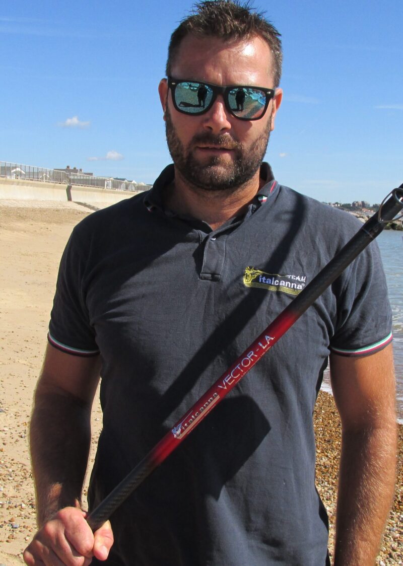 “Italcanna Vector LA surfcasting rod – lightweight long-distance beach caster by Breakaway Tackle