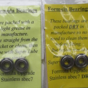 Abec 7 stainless replacement reel bearings