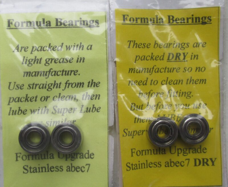 Abec 7 stainless replacement reel bearings