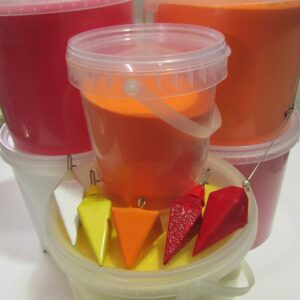 Powder coating for sea leads