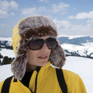 Breakaway Sherpa Winter Hat in Yellow