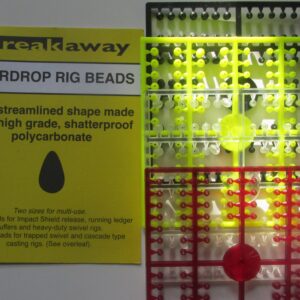 Breakaway Teardrop Rig Beads – Mixed Sizes on One Sprue (Pack of 90)