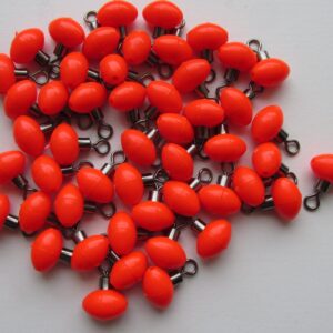 Pulley rig beads HI-VIZ RED