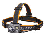 Fenix HP25R head torch used for night fishing – powerful 1600 lumen rechargeable light from Breakaway Tackle UK